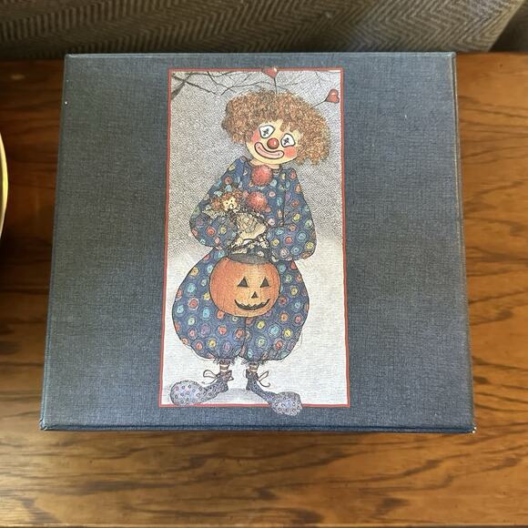 Lang Candles Halloween Friends SBB#3 Candle Holder Clown Sherri Buck Baldwin - Picture 9 of 10